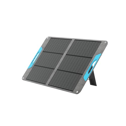 Renogy 100 Watt Solar Panel, N-Type 100W Portable Solar Panels w/Kickstands, Foladable 25% High Efficiency Solar Charger for Power Station, USB-A&Type-C Output, for Camping, RV, SU